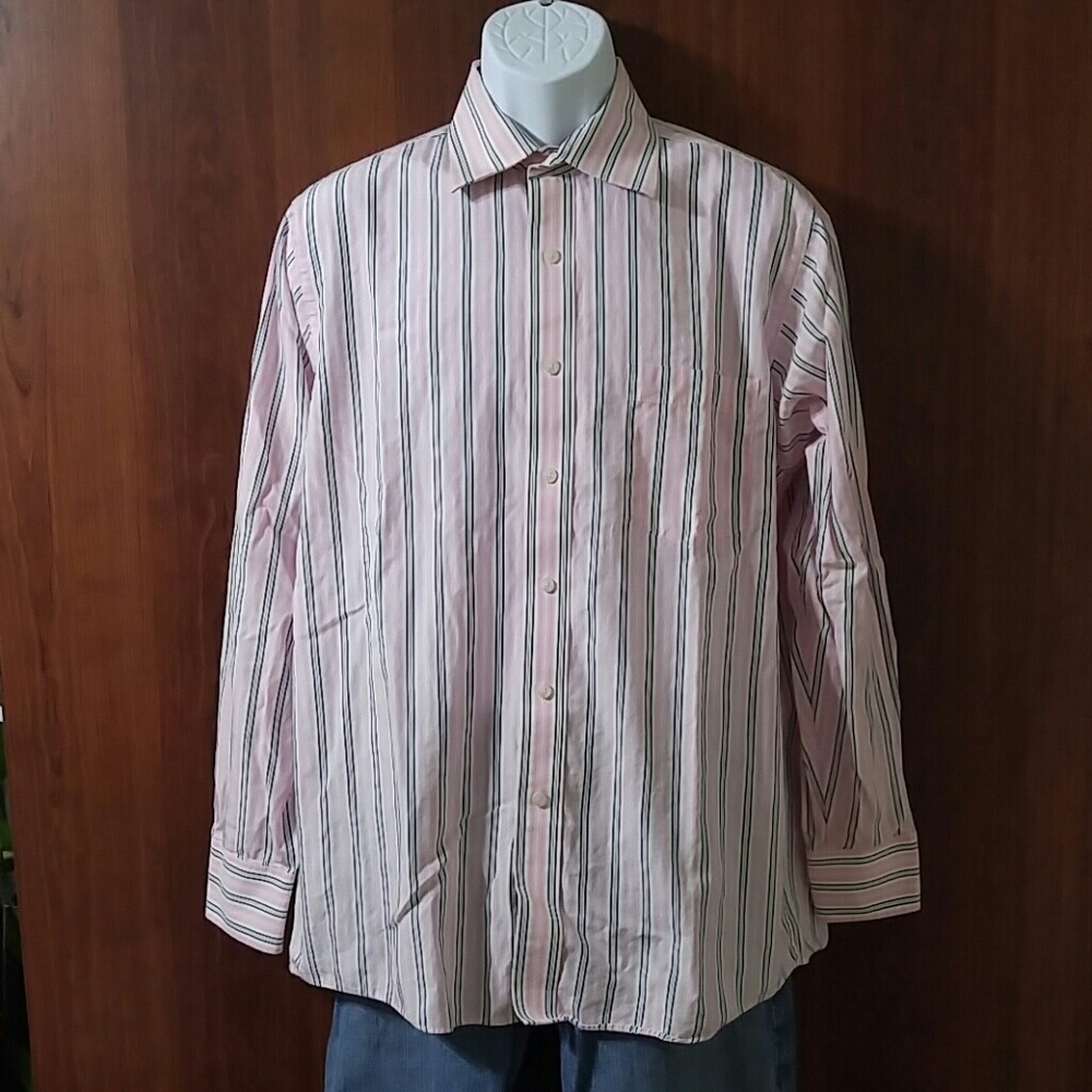 Michael Kors stripe dress shirt size 16.5 34-35